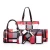 Import Popular 2020 Luxury criss-cross printing ladies 6 pcs handbag set the most popular design from China