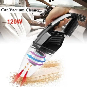 Portable 12V 120W High Power Small Electric Handheld Wet And Dry Vacuum Cleaner For Car