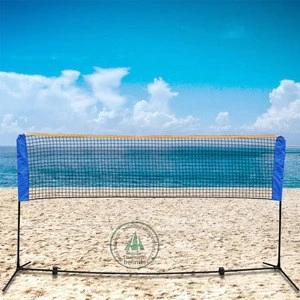Portable Durable Adjustable Badminton Net  with high quality Outdoor Indoor