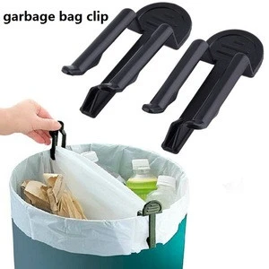 Practical Trash Can Clamp Plastic Garbage Bag Clip Fixed Waste Bin Bag Holder Rubbish Clip