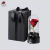 preserved rose with rotating music box as Christmas, valentines day, mothers day gifts