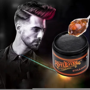 Private Brand 120g Honey Bee Wax Strong Hold Hair Styling Product Pomade Wax Pomade Wax Men
