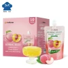 Private Label Diet Food Keto 4 Cal Sweet Jelly Peach Flavored Konjac Jelly Drink With Vitamin C