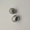 Production customized size stainless steel olive shaped decorative hollow oval ball