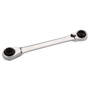 Professional 4 in 1 reversible open end fix ratchet wrench
