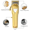 Professional All Metal clippers hair cut Cordless salon Electric LCD Hair Trimmer vgr hair clippers barber