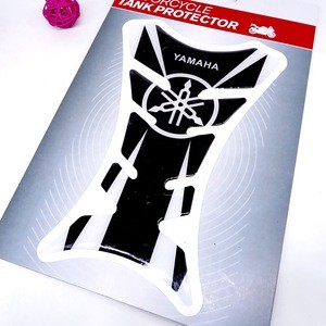 Promotional custom black tank pads motorcycle tank pad sticker
