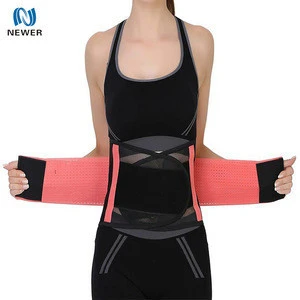 Protective popular cheap neoprene waist support back brace girdle