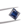 Provence Moissanite Stone High Quality Blue Princess Cut Moissanite Vvs Clarity for Making Moissanite Jewelry