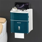 Punch-free waterproof roll paper tube creative drawer Waterproof ABS box tissue