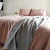 Import 100%  pure high quality nature French linen, plain style bed linen/bed from China