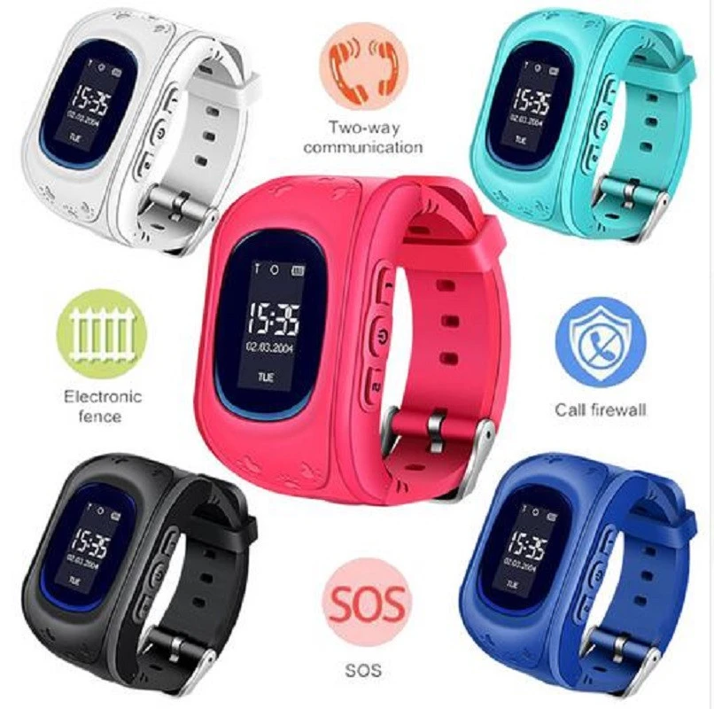 Q50 Kids GPS Watch For Kids GPS Tracker Smartwatch Android Smart Watch Cheap SOS Panic Button Child Smart Watch GPS