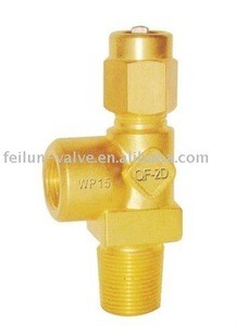 QF-2D Needle Type O2 Valve For Oxygen Cylinder