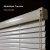 Import QIDA  natural white  Venetian Blinds Blackout Shade aluminium made for interior decoration from China