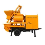 Qingdao small concrete mixer pump supply