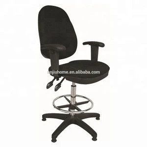 quality fabric office drafting chair /height adjustable operator chair/steel frame office chair
