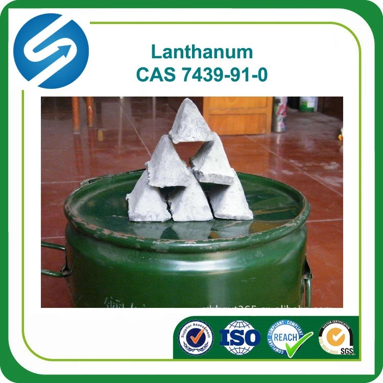Rare Earth Lanthanum Metal Lanthanum Metal Ingot Lanthanum Ingot CAS 7439-91-0 CAS No.:7439-91-0 Rare Earth La Metal Ingot