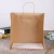Import Recyclable import kraft white food paper bag with twisted handles or not logo printing is supported take away bag with low MOQ from China