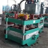 Recycled Rubber Tire Tile Making Machine / Interlocking Rubber Tile Production Line / Rubber Brick Making Machine
