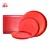 Import Red color plastic poultry feeders baby chicken broiler feeding tray from China