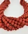 Import RED CORAL ROUND BEADS 12.0 MM STRAND from Italy