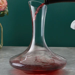 Red Wine Glass Decanter Wholesale Wedding Gift Wine Glasses Carafe Custom Glass Decanter