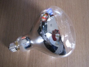 Reptile lamp R125 frosted bulb UVB lamp self-ballasted  mercury vapor lamp R40 120V 125W 160W 250W