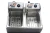 Import Restaurant equipment kitchen Basic model 6L Net capacity Electric countertop Chicken wings potato chips deep fryer from China