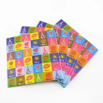 Restaurants Disposable Paper Napkin Custom Logo Printed White Paper Napkin