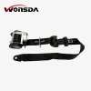 Retractable Black 3 point car seat safety belts