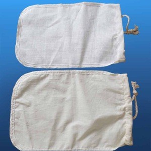 Reusable FDA Nylon / Organic Cotton / Hemp Mesh Nut Milk Filter Bag For All Purpose Food Strainer - Nutmilk, Juicing, Coffees
