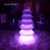 Import rgb color changing egg shaped garden waterproof plastic landscape lamps led with remote control from China