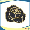 Rhinestone Custom Iron on Embroidered Flower Applique Patches