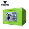 RoHS approval GREEN Money Deposit safe locker  mini size cofres hotel safe with strong pry resistant locking bolt