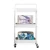 Import rolling tool foldable hand storage pink rolling shelving 4 layer cart from China
