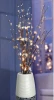 Room & wedding & festive decoration light Indoor warmwhite LED acrylic beads black branch light