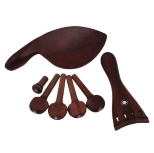 rosewood  4/4 Violin Accessories Kit For Violin Stringed Instrument Accessories 7pcs/set