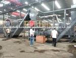 rotary screen tire compost shredder machine tire shredder machine to make crumb rubber