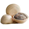 Round Bowl Handmade Rattan Basket Baking Sets Bread Proofing Basket