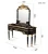 Import Royal Antique Black Painting With Gold Foil Dresser With Mirror Dressing Table Bedroom Funieture from China