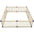 Import Safetots Play Pen Wooden All Sizes (Large Square)Wooden Playpen For Kids from Pakistan