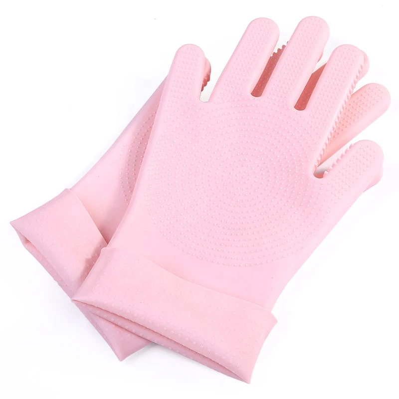 Safety Soft Silicone Dishwashing Gloves Reusable Household Rubber Gloves