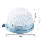 Salad Cutter Bowl Kitchen Gadget  Cutter Quick Salad Maker Chopper Kitchen tool