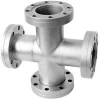 Sanitary Vacuum ISO-K Conflat CF 4way Pipe fitting for Pipe flange Stainless steel Cross Tee Elbow Concentric Reducer