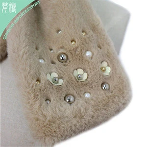 SC-131588 Fake fur scarf jewelry women winter scarf