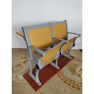 School Furniture India College Student Aluminum Desk And Chair Lecture Room Furniture (YA-X010)