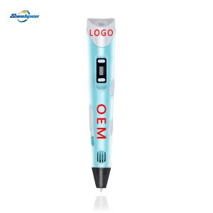 School Small Gift Promotional Drawing Tool Accessories Digital Printing Printer Machine Printed Gifts Led Display Pencil 3D Pen