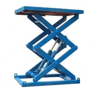 Scissor lift table/stationary hydraulic lift for warehouse