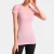 Import Seamless Designer Slim Fit t Shirt Women Compression Shirts Workout Gym Fitness Apparel Short Sleeved Performance Top from China