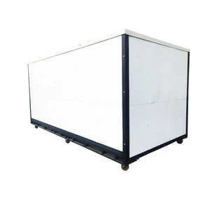Security lock design mobile steel storage folding container
